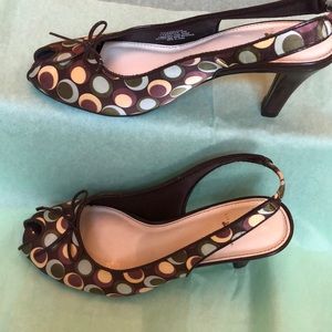 Lifestride Channing peep toe shoes